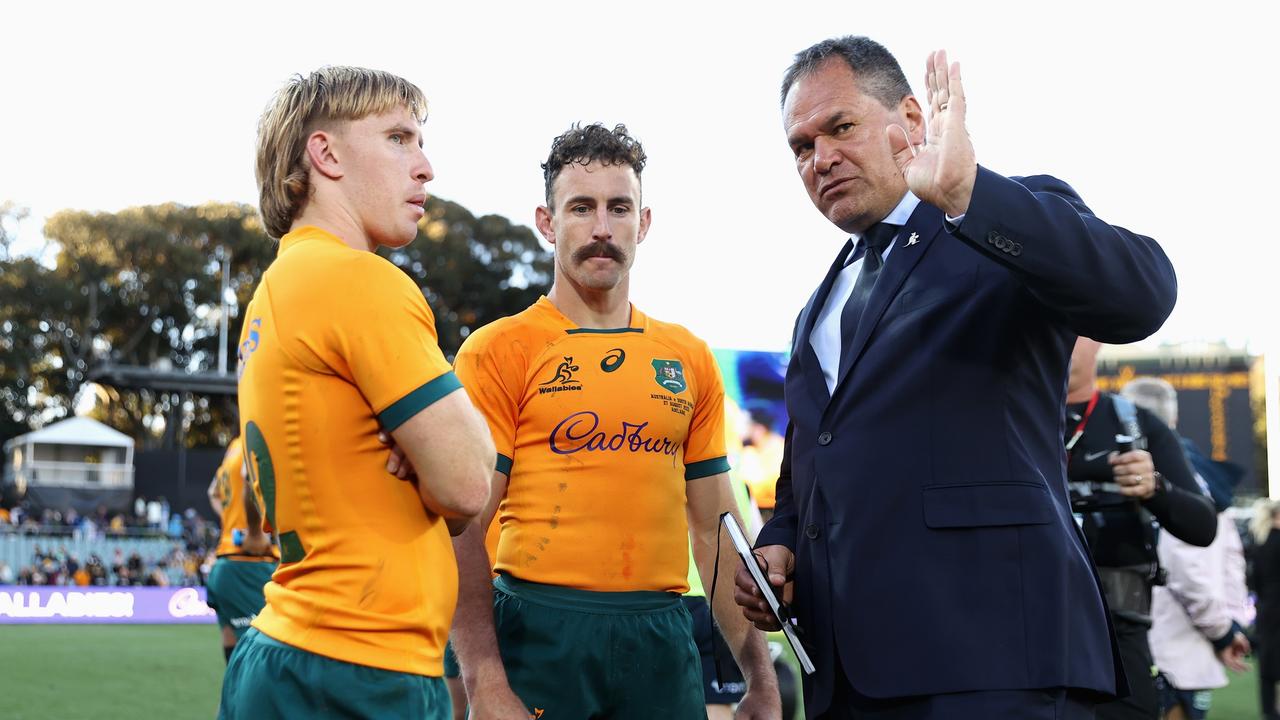 Dave Rennie has brought in Jake Gordon for Tate McDermott in the only change to the Wallabies’ 23-man squad. Photo: Getty Images