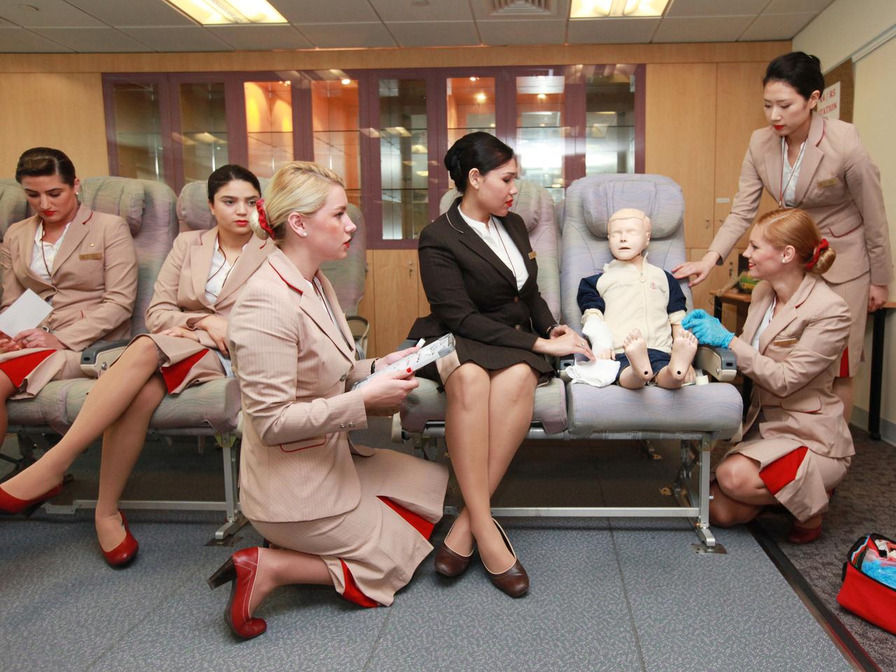 flight attendant training