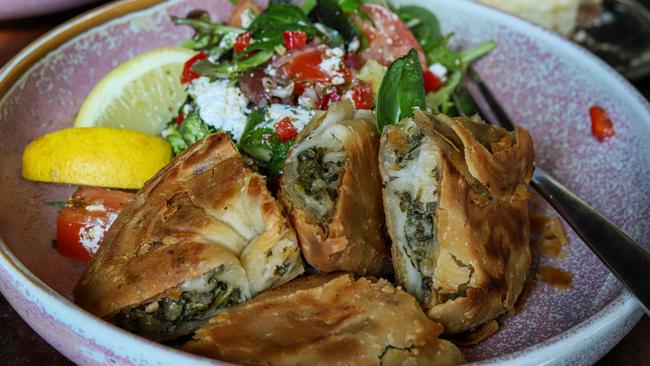 Zupano’s spanakopita. Picture: Jenifer Jagielski