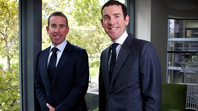 Queenslander Lex Greensill, right, started Greensill Capital with his younger brother Peter, CEO of the Greensill Farming Group, left.