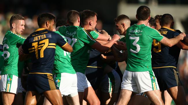 Millions have been spent on the non-existent sport of International Rules Series between Australia and Ireland. Picture: GETTY