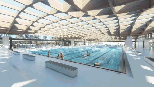 Concept image of the future Parramatta pool.