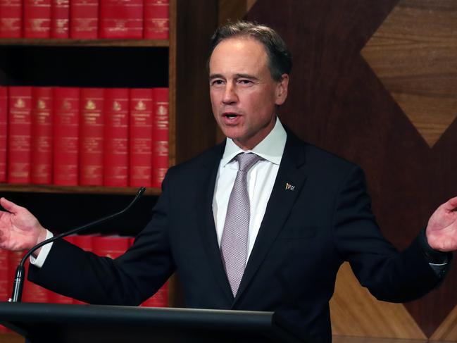 Greg Hunt insisted people with disability are a priority for the government. Picture: NCA NewsWire / David Crosling