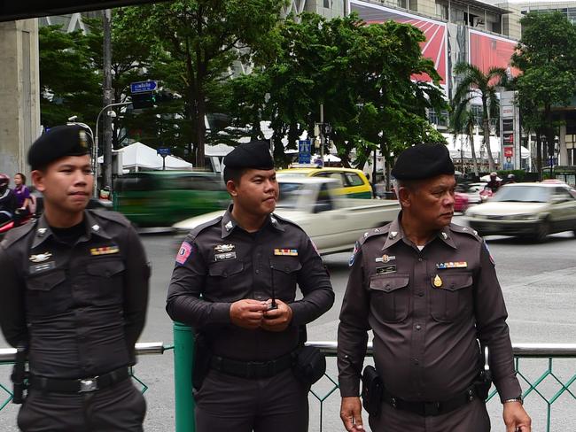 Thai authorities on August 13 hunted for culprits behind the wave of bombings targeting popular holiday destinations, as businesses braced for the economic fallout. Picture: AFP.