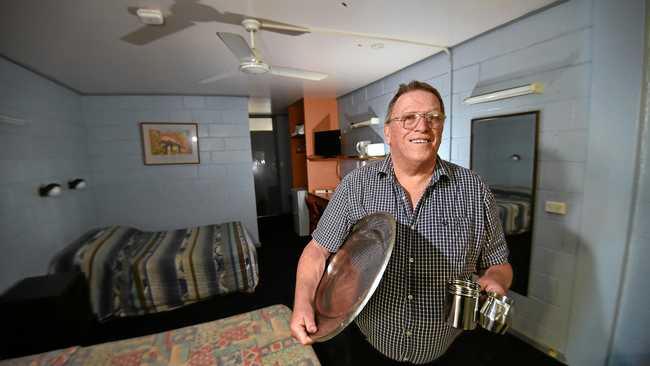 Dave Brown is preparing to say farewell to Buderim Motor Inn, which he has called home for the past 11 years. Picture: Patrick Woods