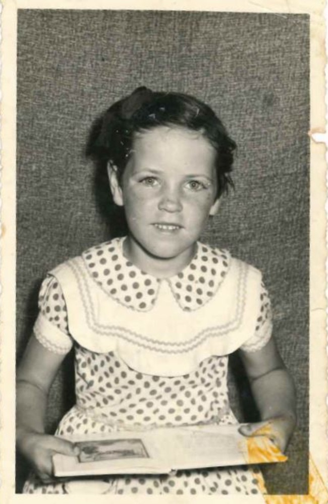 Wolston Park survivor Jean (not her real name), in 1959 aged 7. Historian Dr Adele Chynoweth has written a book about the experiences of survivors and their relatives. Picture: Supplied