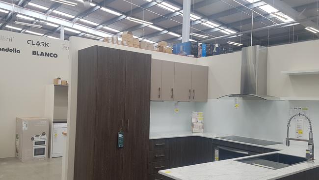 A kitchen display at the new Reynella Bunnings.