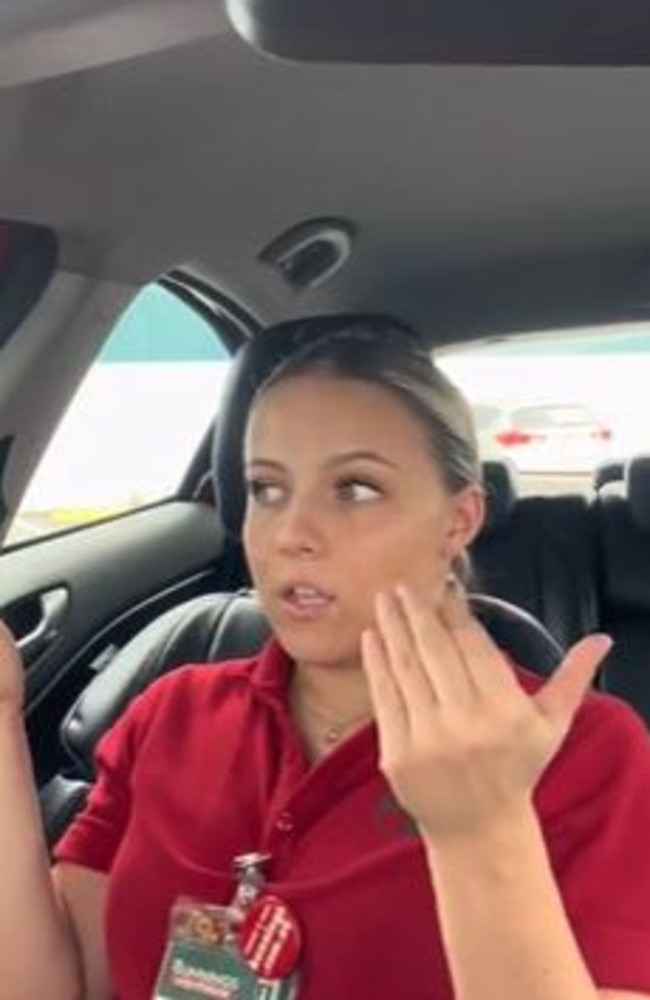 Haley Webber says she constantly faces sexism at work. Picture: TikTok / haley.webber