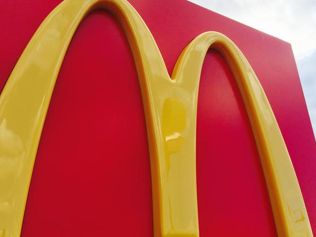 Generic McDonald's photos. McDonald's sign/golden arches. At Sydney Business Park, Marsden Park. Generic Marsden Park photos.