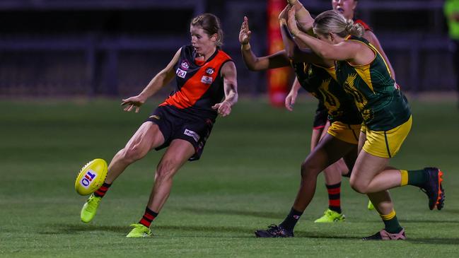 Defensive midfielder Caitlin Couch has had a massive season for Wests. Picture: AFLNT Media