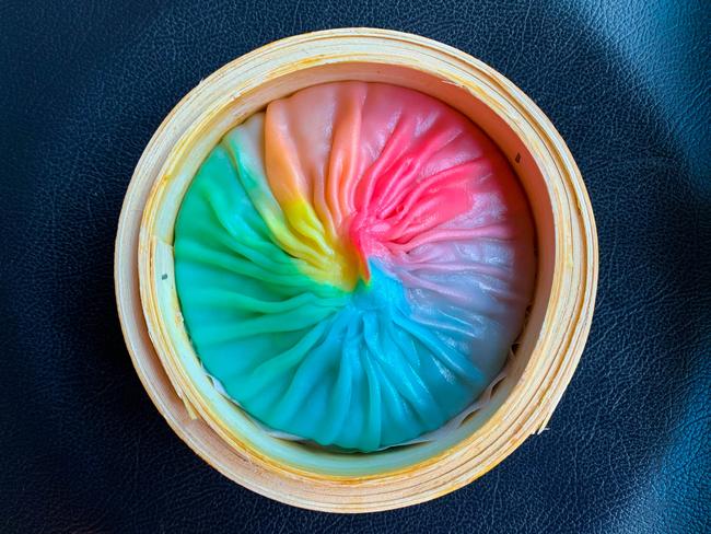 The colourful dumplings are seven times larger than regular dumplings. Picture: Jenifer Jagielski