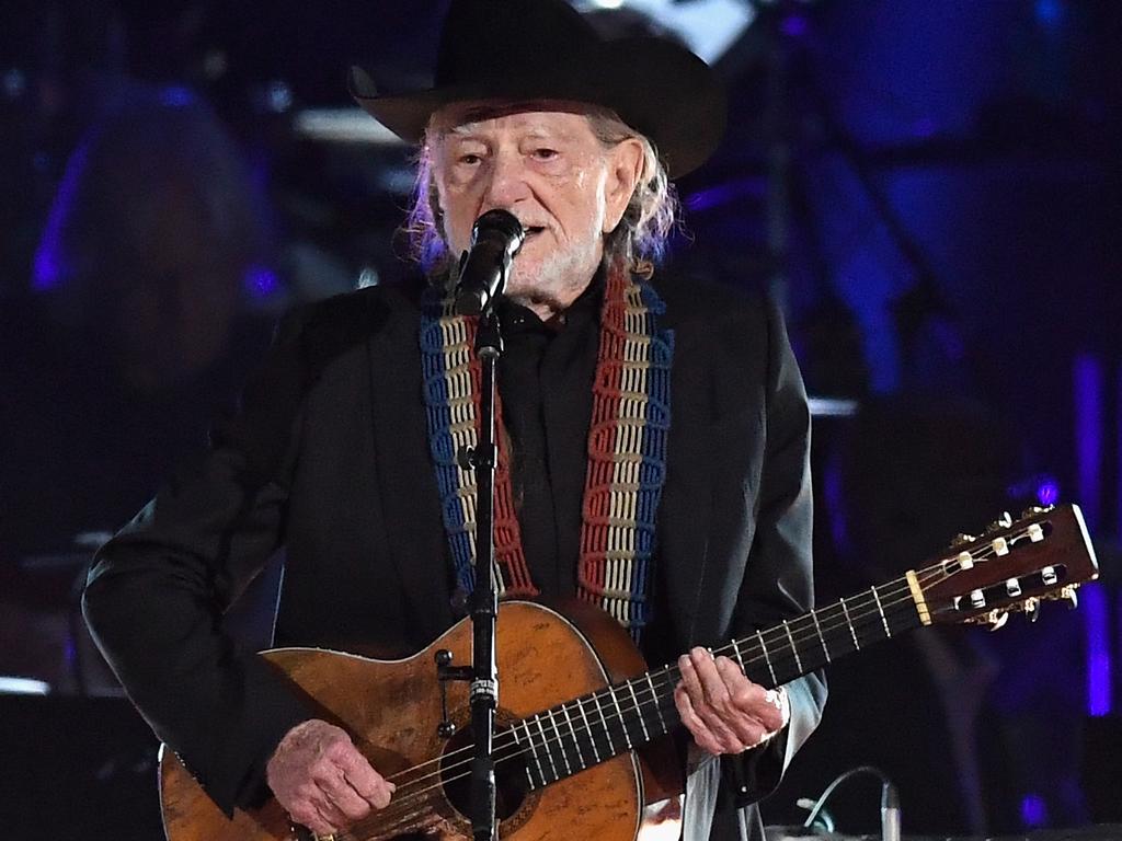 Willie Nelson performs onstage during MusiCares Person of the Year honouring Dolly Parton at Los Angeles Convention Centre. Picture: Getty