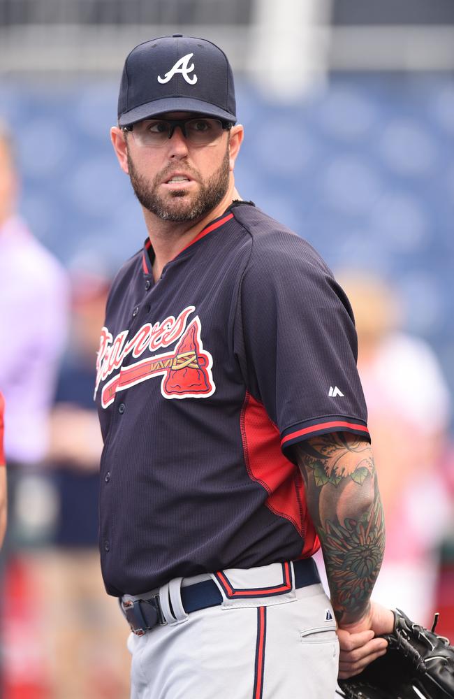 Peter Moylan won’t be with the Atlanta Braves next season. Picture: Getty Images