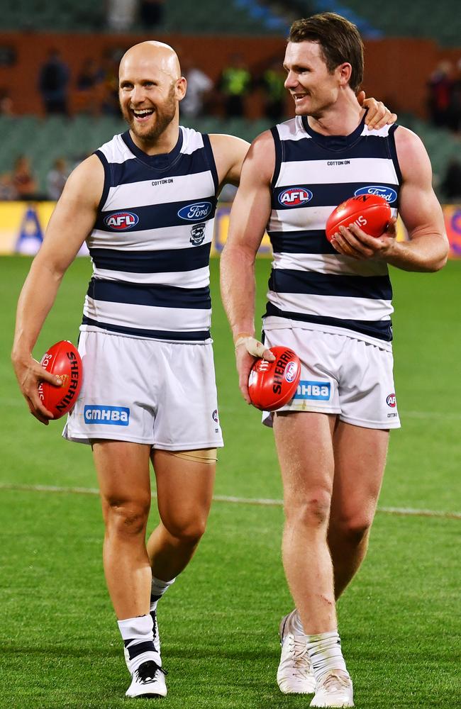 Patrick Dangerfield says Gary Ablett won’t be fazed by booing. Picture: Getty Images