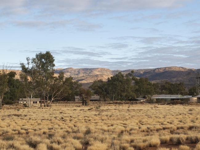 The APY lands is about 40km south of the Northern Territory-SA border. Rohan Thompson/APY Art Centre Collective