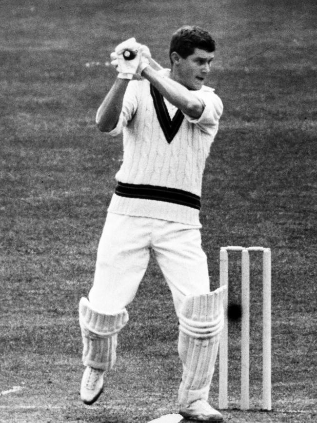 Bob Cowper batting for Australia.