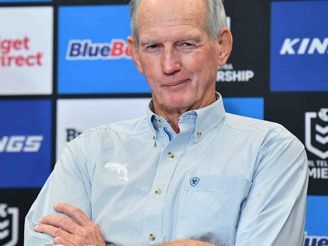 NRL:Roosters V Dolphins, Suncorp Stadium. Wayne Bennett. Picture: Patrick Woods.