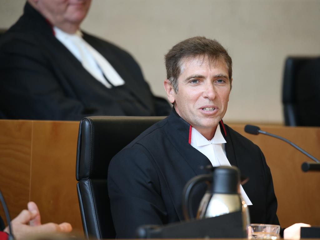 Justice Graeme Crow attacked the practice of defence barristers and solicitors providing him with “good person” character references for people who traffick or supply drugs. . Pic Annette Dew