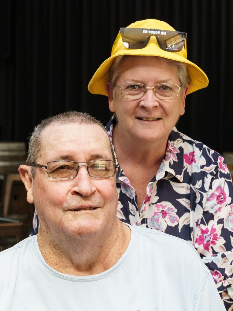 The original Eumundi brewer Paul Schrader and his wife, Marie. Picture: Alain Bouvier