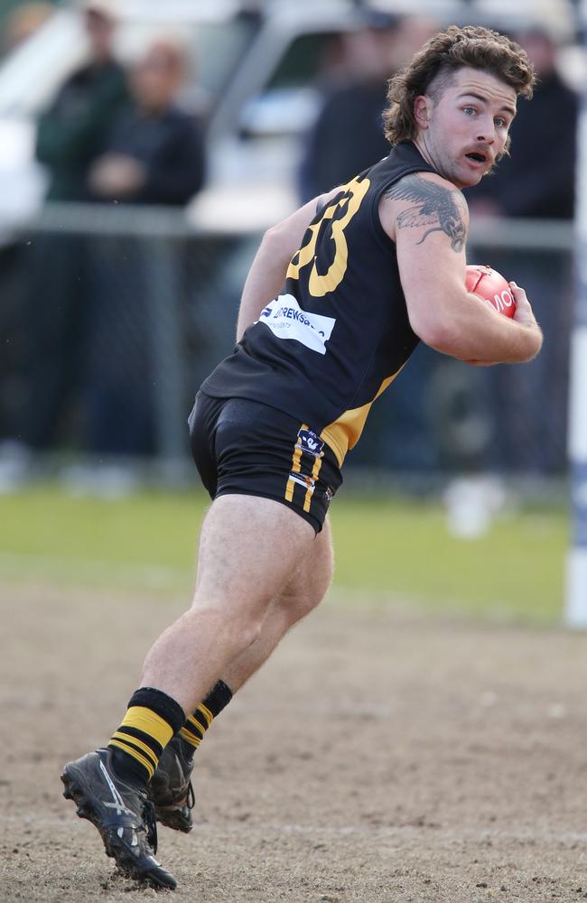 Ayden Osbourne played in the GDFL grand final. Picture: Mark Wilson