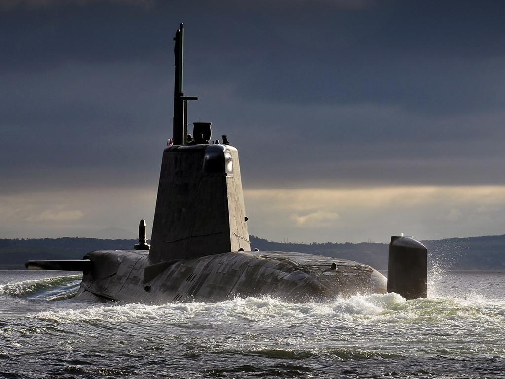 HMS Ambush returning to Clyde in Scotland. Picture: Royal Navy