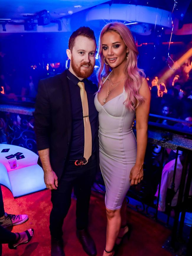 Alex Webb and Married at First Sight star Jessika Power at Sin City Nightclub for Gold Coast Bulletin Nightspotting.