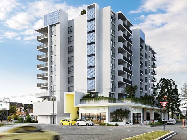 The Pavillions Retirement Village under development at Bilinga. Picture: Aura Holdings