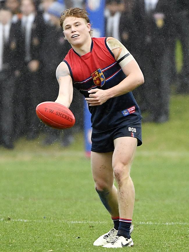 Brighton Grammar produced one of the best players in the 2024 draft crop, Levi Ashcroft. Picture: Andrew Batsch