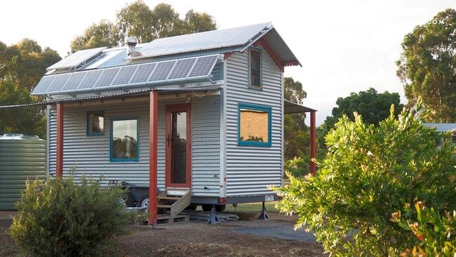 This eco friendly house is available for holiday rental in Castlemaine. Picture: Supplied/Glampinghub.com