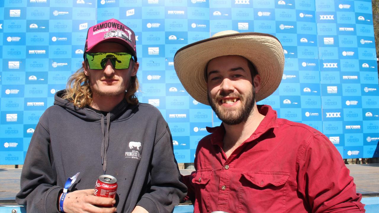 Ben Gore and Josh Pearce from Tennant Creek. Picture: Gera Kazakov