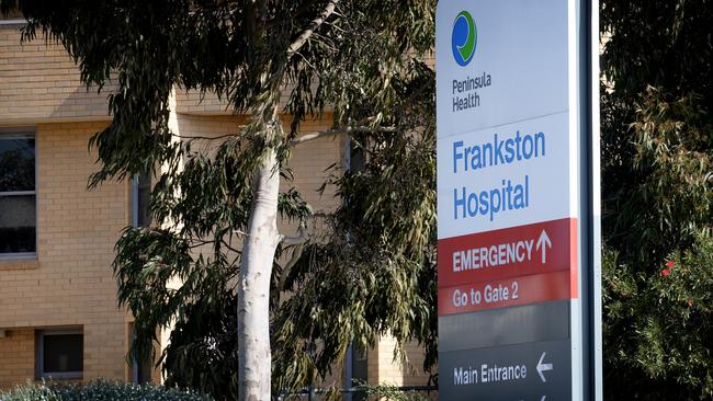 Peninsula Health today confirmed 618 staff have been furloughed due to the outbreak. Picture: NCA NewsWire / Andrew Henshaw