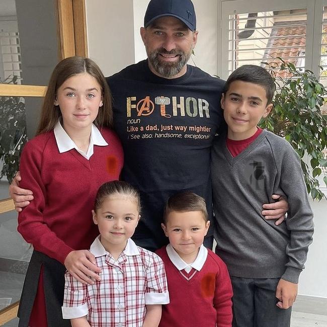 SAS Australia's Ant Middleton with his family. Source: Instagram