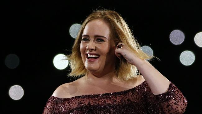 From her mouth to your ears: Adele is a married woman. Picture: Glenn Hunt/Getty Images