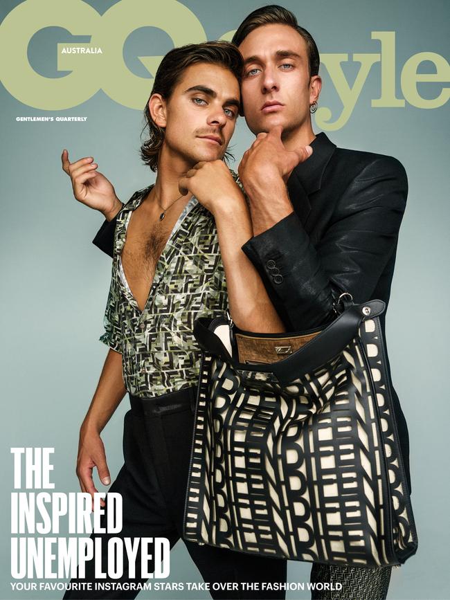 Inspired Unemployed on the cover of GQ Style.