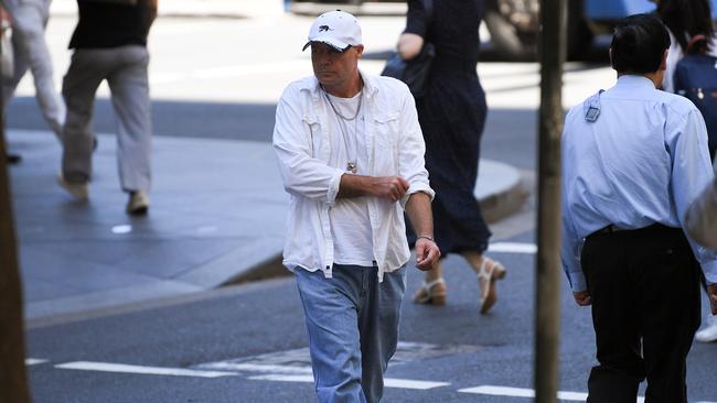 James Lafferty returns to the Downing Centre Local Court after a lunch break in Sydney, on February 18, 2020. Picture: AAP