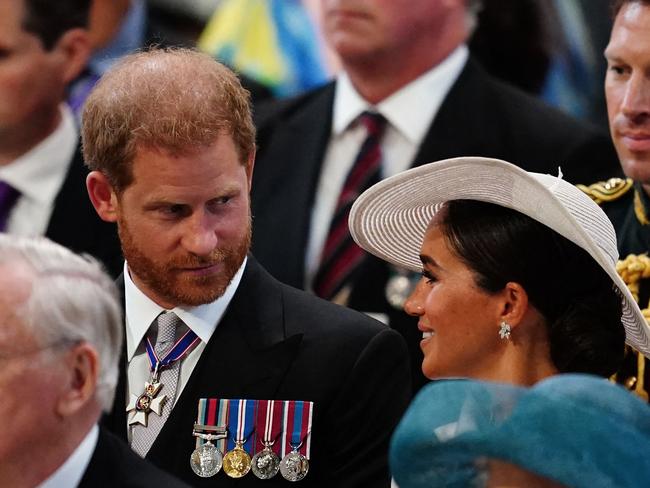 Prince Harry, Duke of Sussex, and Meghan, Duchess of Sussex will return to England during their British and European visit for charity causes. Picture: AFP