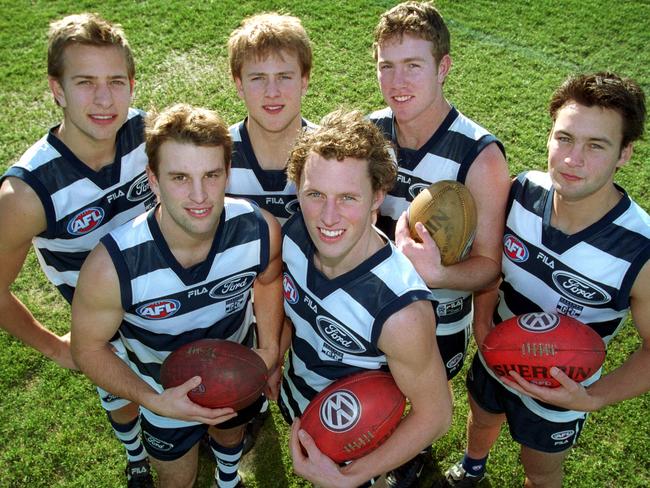 Gary Ablett, Steve Johnson, Jimmy Bartel and James Kelly were all included in the best team from the 2001 National AFL Draft.