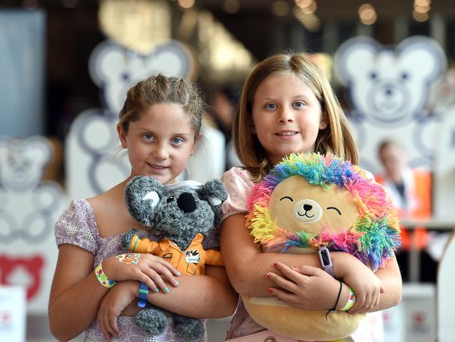 Aria and Maggie Thiele at the Kids Day Out. Picture: David Smith