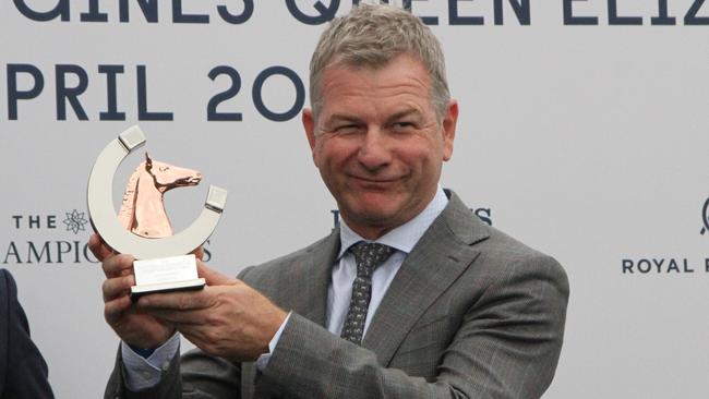 Trainer Kris Lees has a promising import in Samoot who is out to make it two from two in Australia. Picture: Grant Guy