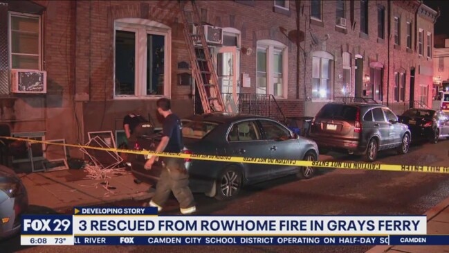 3 Rescued From Rowhome Fire In Grays Ferry | News.com.au — Australia’s ...