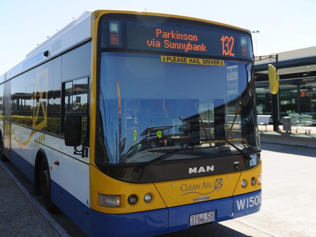 Brisbane City Council bus in Mt Gravatt. Photo By Patria Jannides