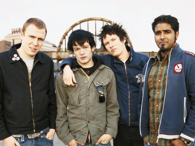 Members of band "Sum 41".band/sum/41