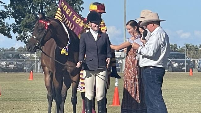 Amber Holt was named supreme champion rider of the show.