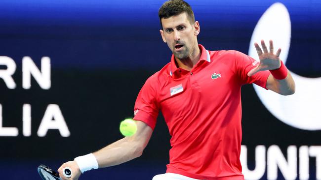 Djokovic will look to rebound at the Australian Open. Picture: COLIN MURTY / AFP