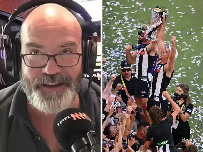 Marty Sheargold was reportedly kicked out of the AFL grand final.