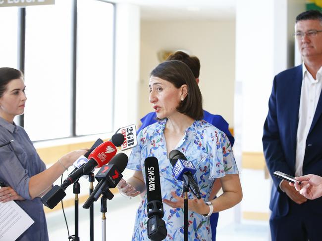 NSW Premier Gladys Berejiklian has previously opposed the idea of pill testing. Picture: Dylan Robinson