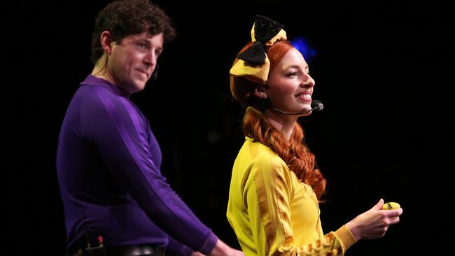 The former couple performed on stage together during a live-streaming event at the Sydney Opera House on June 13, 2020. Picture: Lisa Maree Williams/Getty Images