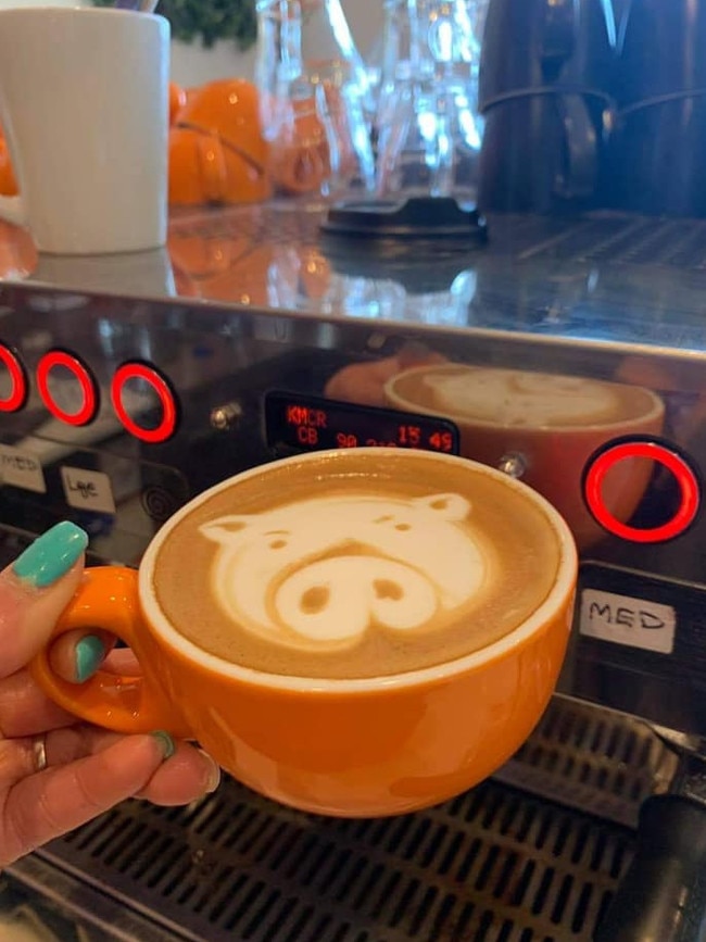 The baristas Urban Chill Cafe in Cranbourne often treat their customers to cute coffee art. Picture: supplied.