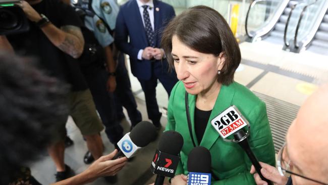 Gladys Berejiklian stood down as NSW premier, after it was announced she would be investigated by ICAC. Picture: NCA NewsWire / Damian Shaw