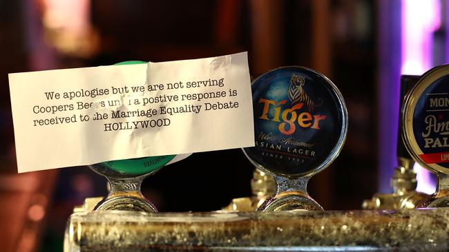 Coopers Beer is not being served at a Sydney hotel.